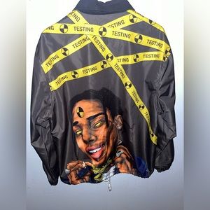 ASAP HipHop Windbreakers Jacket
Graphic Print Streetwear LongSleeve Coat for Men